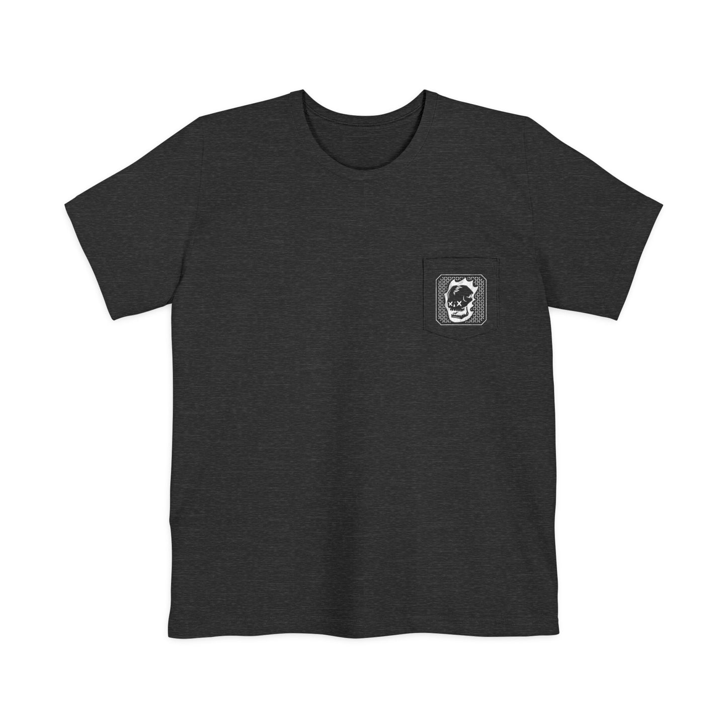 Skull Pattern Pocket Tee - Roast Battle Chicago