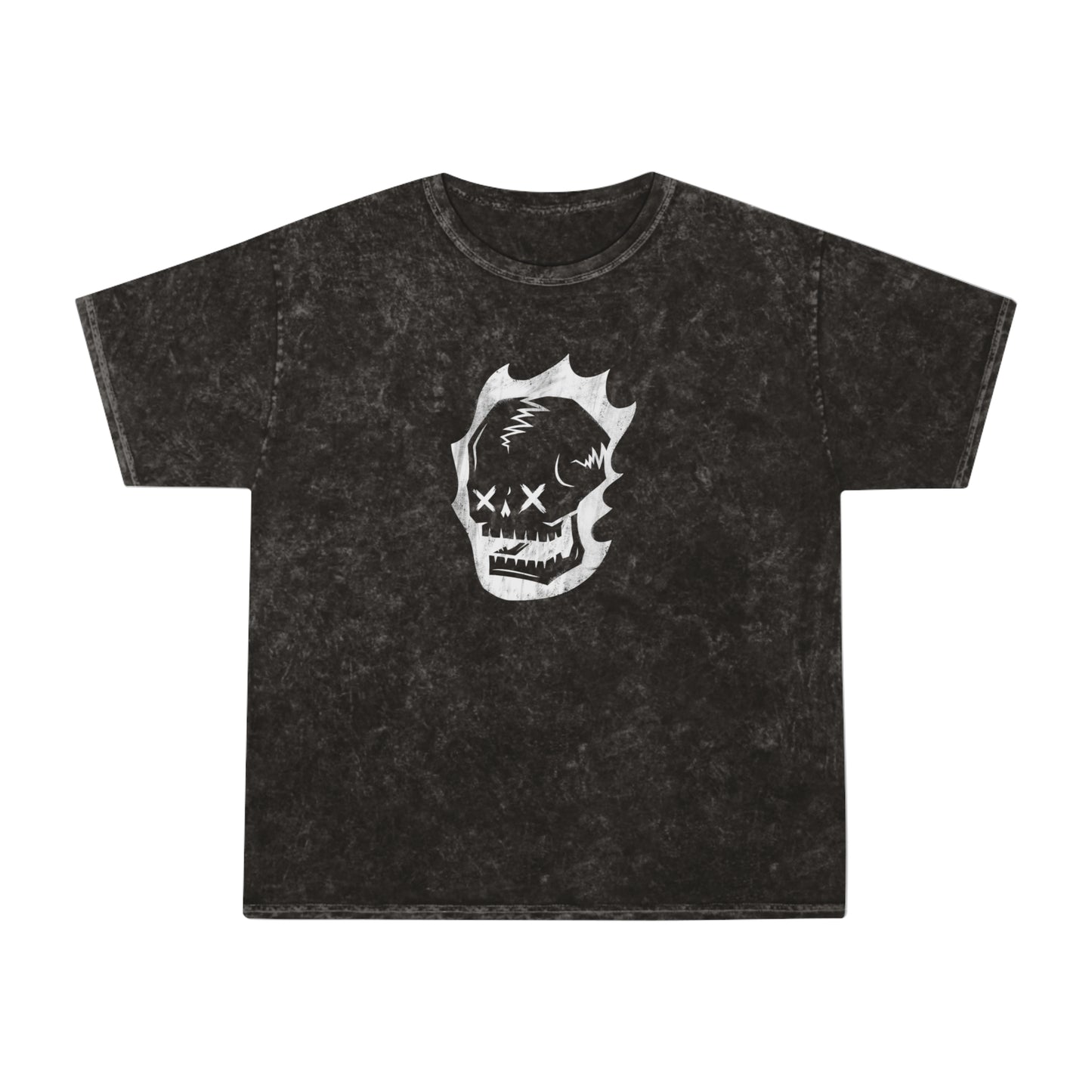 Acid Wash Skull T-Shirt
