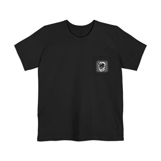Skull Pattern Pocket Tee - Roast Battle Chicago